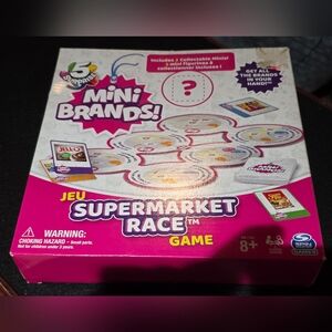 Mini Brands! Supermarket Race Game - Pink Box